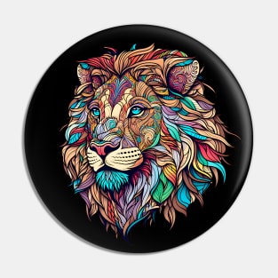 Lion Face Pin