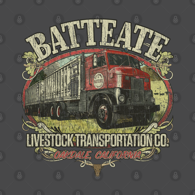 Batteate Livestock Transportation Co. 1935 Trucker Mask TeePublic