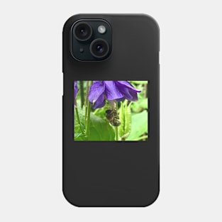 One Columbine with Honey Bee Phone Case