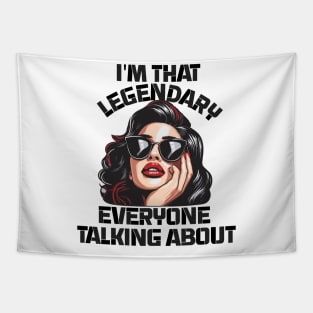 Im legendary girl boss Tapestry