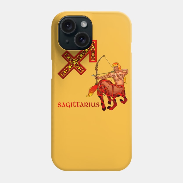 Sagittarius Phone Case by KnotYourWorld4