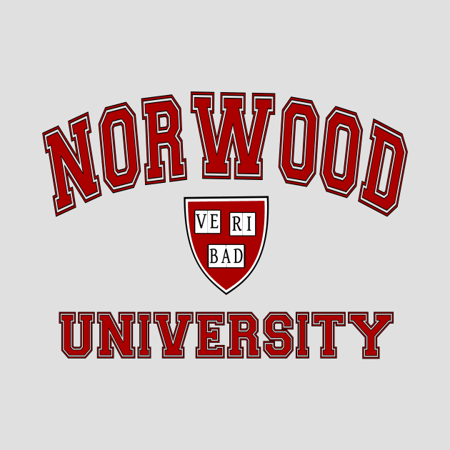 Norwood University with Shield Logo by lifeisfunny