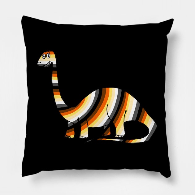 Bear Brotherhood Dinosaur Pillow by DrawMe