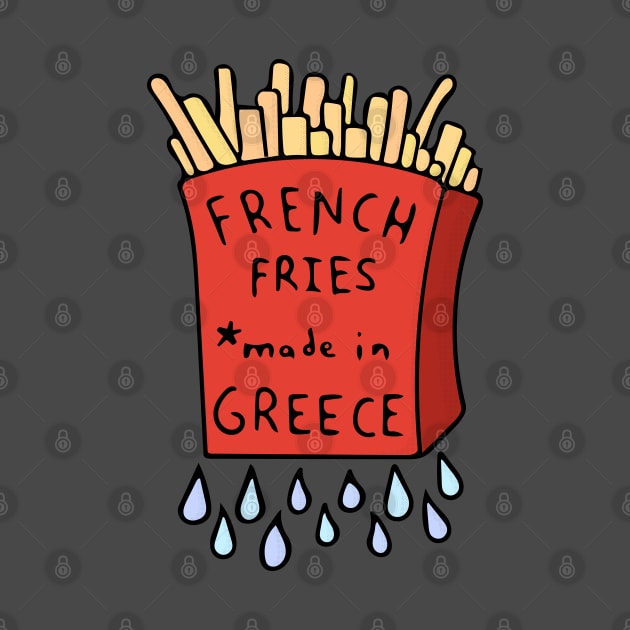 French Fries, Made in Greece by Davey's Designs