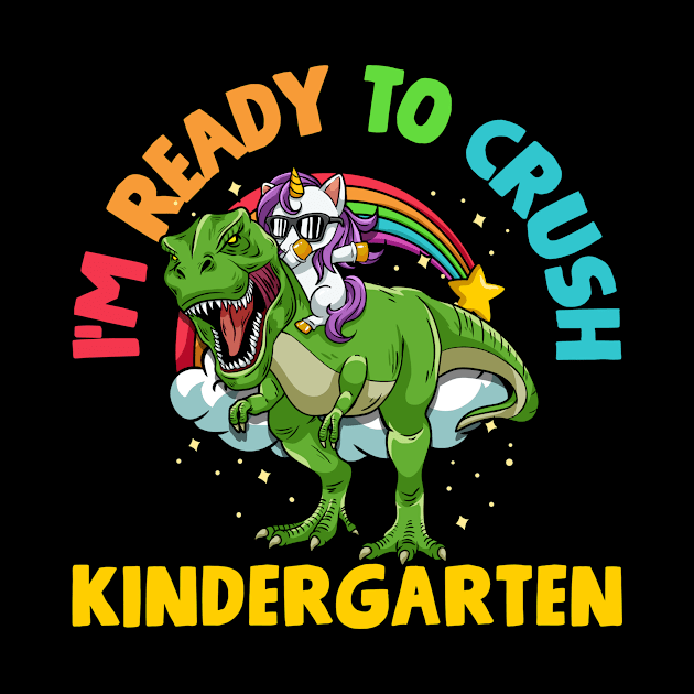 Kindergarten Back to School T Rex by KAWAIITEE