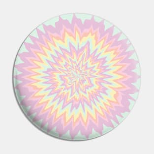 Psychedelic Rainbow Explosion Pin