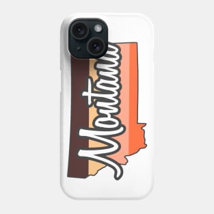 Montana State Map Phone Case