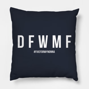 DFWMF - Wynonna Earp #FiveForWynonna Pillow