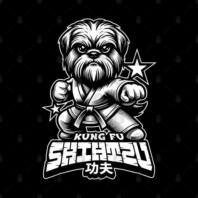 Kung Fu Shih Tzu by Garment Monkey Co.