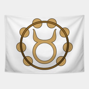 Taurus Tambourine Tapestry