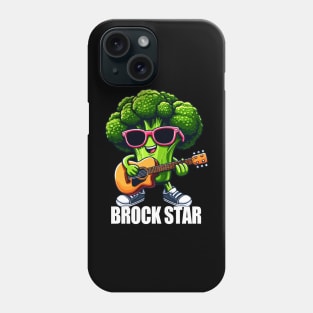 Brock Star - Funny Rock And Roll Broccoli Pun Phone Case