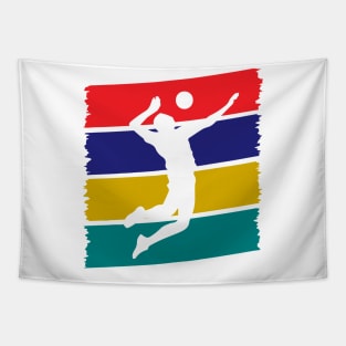 Spikeball Beach Volleyball Handball Player Tapestry