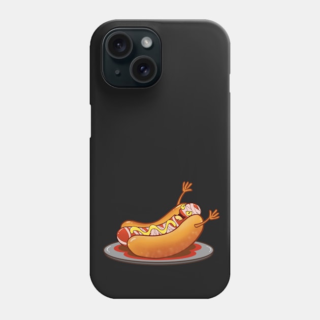 B-bloody Hotdog Phone Case by chomm13