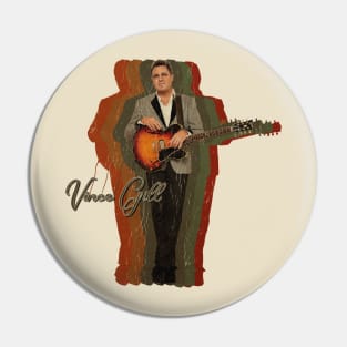 Vince Gill Retro Vintage Pin