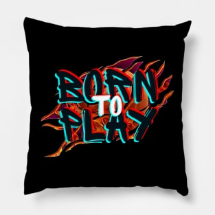 Born To Play Basketball Pillow