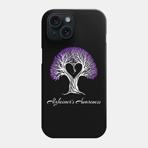 Alzheimer's Awareness Phone Case by MerchAndrey