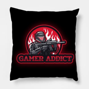 Gamer Addict Pillow