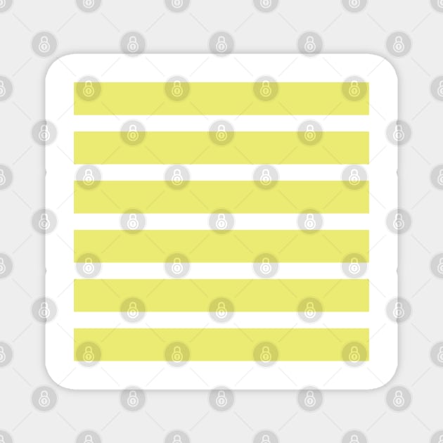 Yellow lines Magnet by EvgeniiV