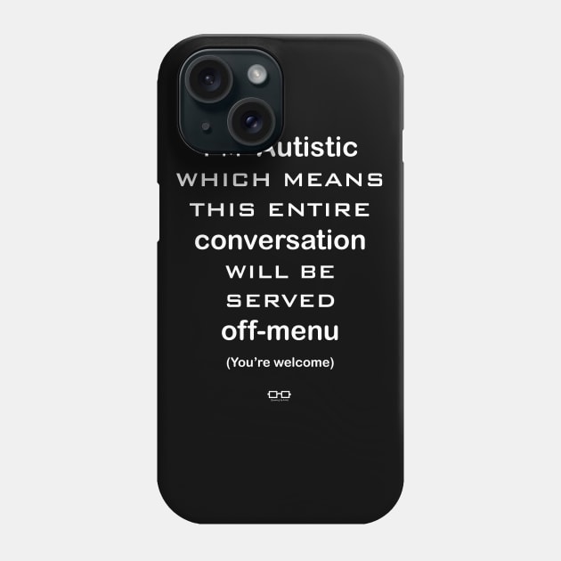 It's Small Batch and Organic Phone Case by growingupautie