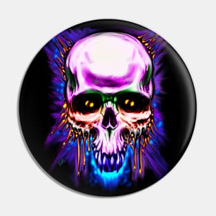 Skull Splatter Pin