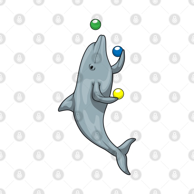 Dolphin Juggler Juggle by Markus Schnabel