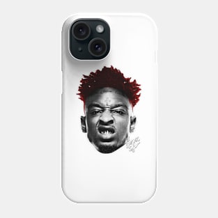 21 Savage Big Face Phone Case