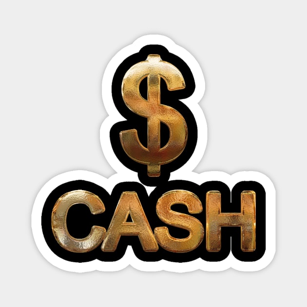 Cash And Dollar Symbol Magnet by funfun