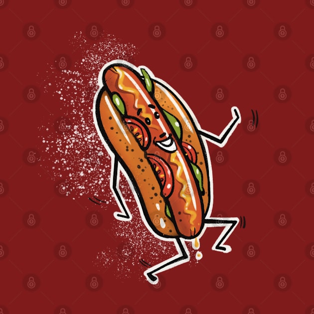 Chicago Style Hot Dog funny by Berthox