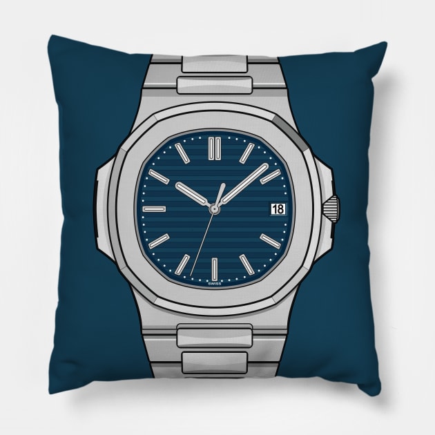 NAUTILUS WATCH Pillow by HSDESIGNS