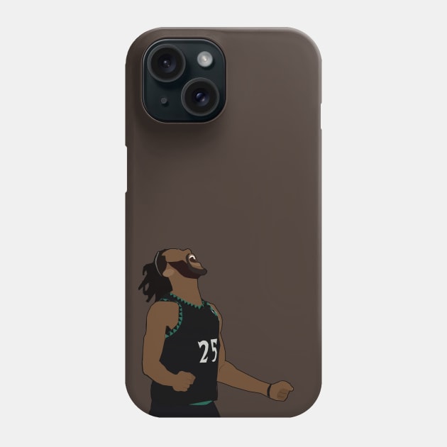 Derrick Rose 50 Point Celebration - Minnesota TimberWolves Phone Case by xavierjfong