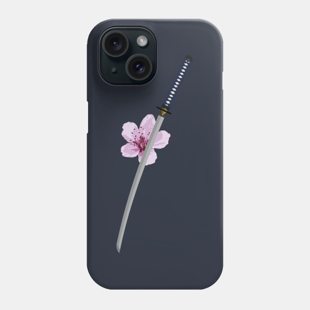 Cherry Katana Phone Case by archvinde