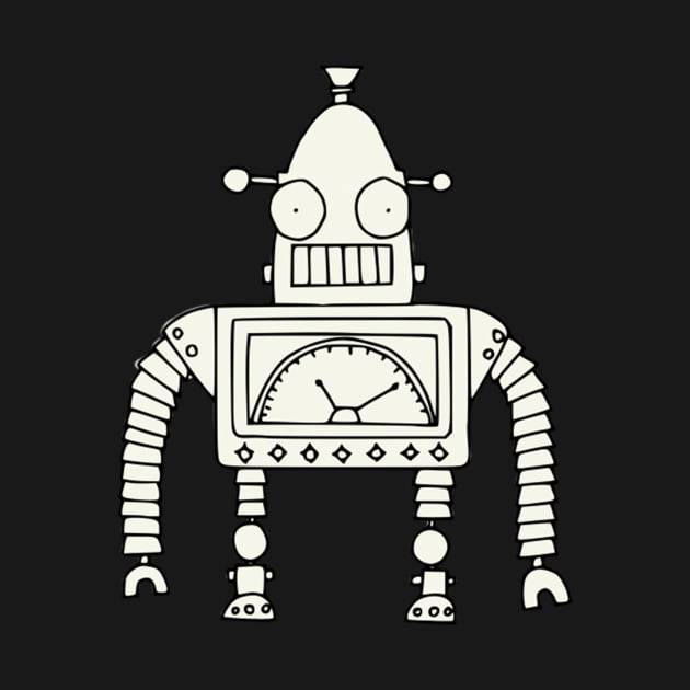 Bottie:Retro Robot by krisevansart