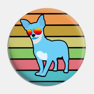 Blue Chihuahua Pin