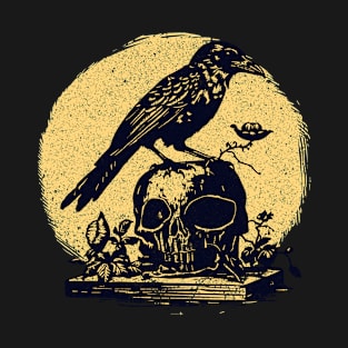 Woodcut Crow T-Shirt