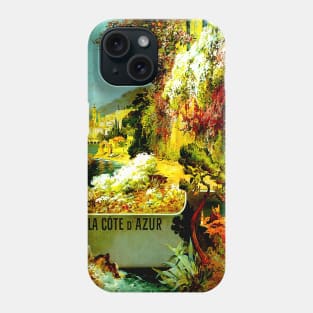 Vintage Travel - La Cote d' Azur Phone Case