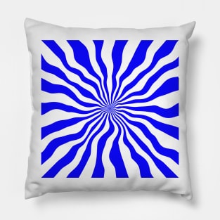 Blue Stripes And White Stripes Pillow