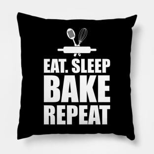 Baker - Eat Sleep Bake Repeat w Pillow