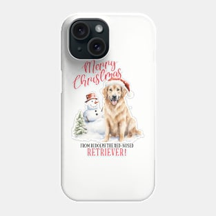 Rudolph Retriever Christmas Phone Case