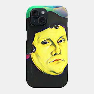 Martin Luther Colourful Portrait | Martin Luther Artwork 7 Phone Case