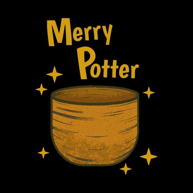 Merry Potter Pottery Funny Potting by Foxxy Merch