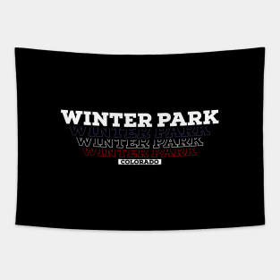 Winter Park Colorado USA Vintage Tapestry