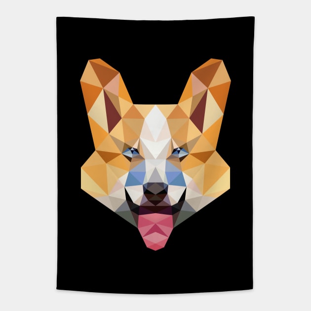 Corgi Tapestry by MKD