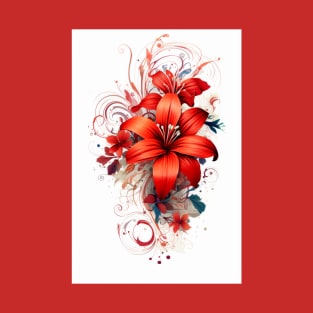 Red Flower T-Shirt