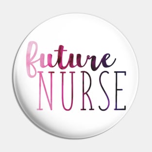 Purple and Pink Ombre Future Nurse Pin