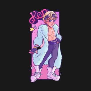 Ken - Barbie Sticker T-Shirt