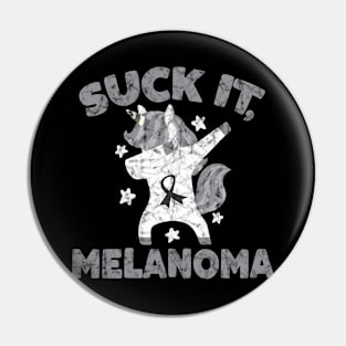 Suck It Melanoma Unicorn Pin