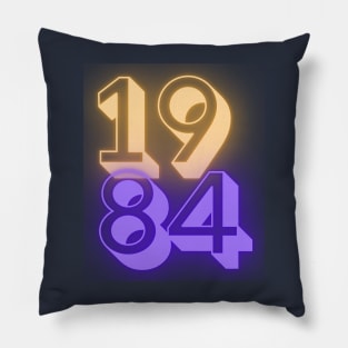 1984, retro Pillow