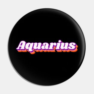 Aquarius Pin