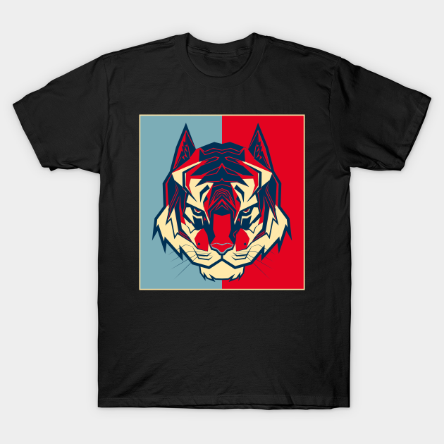 Discover Tiger Animal Face - Tiger Face - T-Shirt