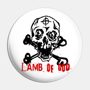 lamb of god skullnation Pin